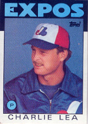 1986 Topps Baseball Cards      526     Charlie Lea